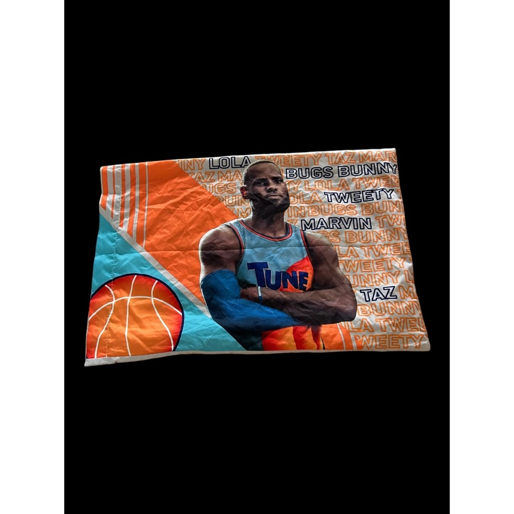 Space Jam A New Legacy LeBron James Bugs Bunny Taz Standard Pillowcase